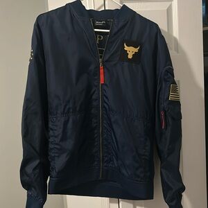 Under Armour Project Rock Bomber Jacket Size Medium Used